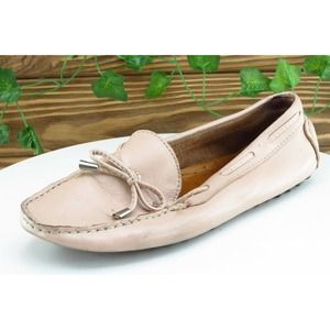Mercante Di Fiori‎ Size 8 M Pink Moccasin Shoes Leather Women
